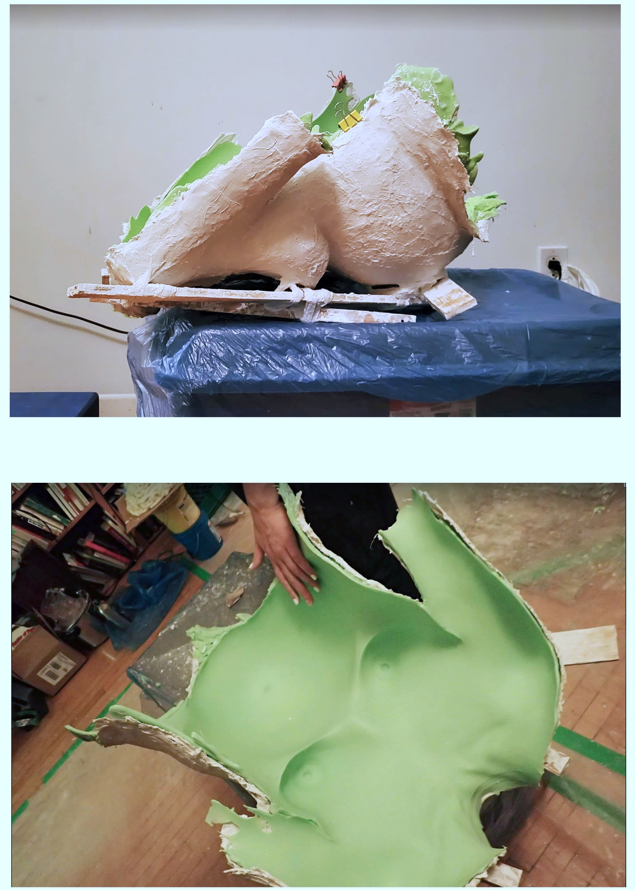 2024 pregnant belly lifecast silicone mold